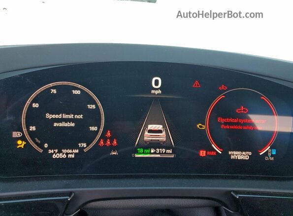 WP1AE2AY9RDA29457 2024 PORSCHE CAYENNE Угольный Вид щитка приборов