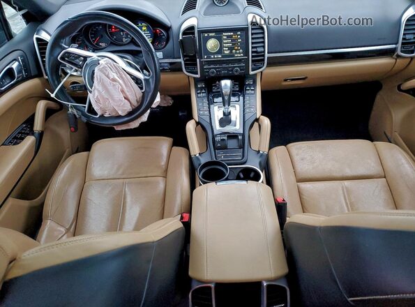 WP1AF2A26GLA40525 2016 PORSCHE CAYENNE Черный Вид панели приборов
