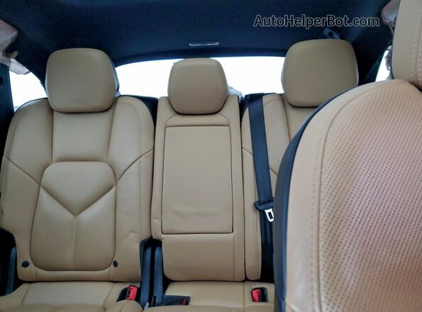WP1AF2A26GLA40525 2016 PORSCHE CAYENNE Черный Вид задних сидений