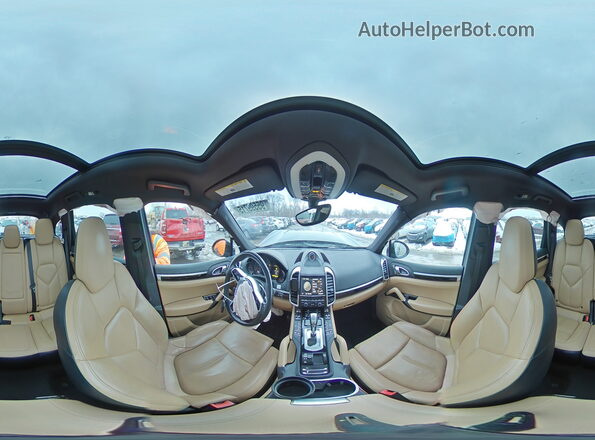 WP1AF2A26GLA40525 2016 PORSCHE CAYENNE Черный Панорамный вид салона 360°