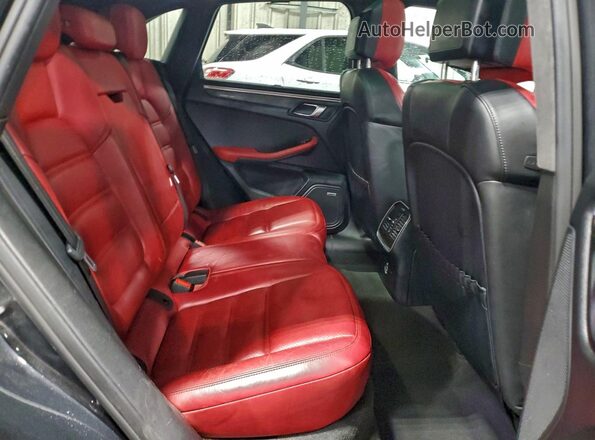 WP1AF2A50JLB70821 2018 PORSCHE MACAN Серый Вид задней части салона