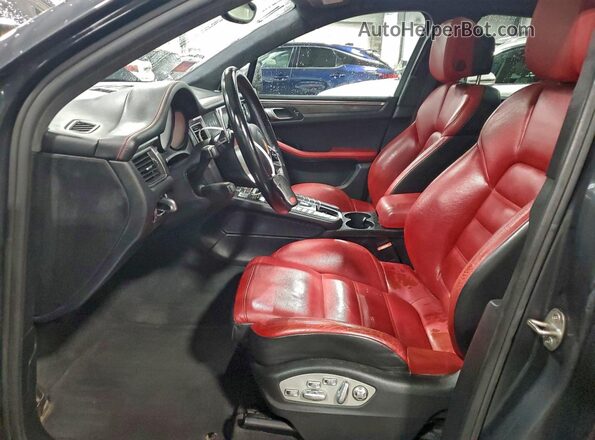 WP1AF2A50JLB70821 2018 PORSCHE MACAN Серый Вид салона спереди