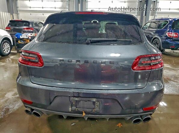 WP1AF2A50JLB70821 2018 PORSCHE MACAN Серый Вид сзади