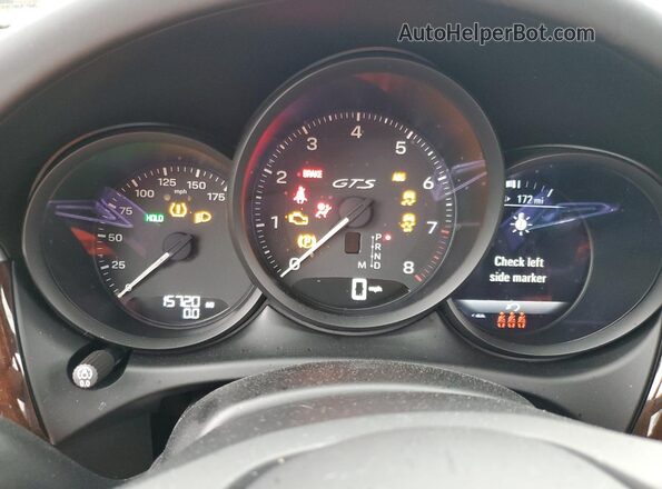 WP1AF2A55PLB58060 2023 PORSCHE MACAN Black Widok zestawu wskaźników