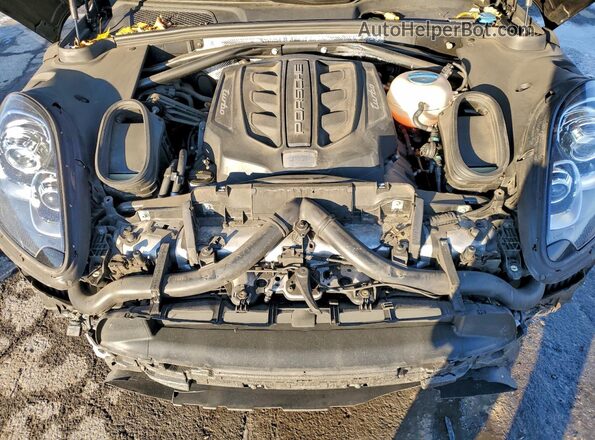 WP1AF2A58GLB95345 2016 PORSCHE MACAN Черный Вид подкапотного пространства