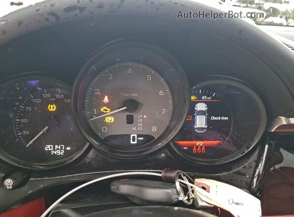 WP1AG2A5XRLB38709 2024 PORSCHE MACAN Серый Вид щитка приборов
