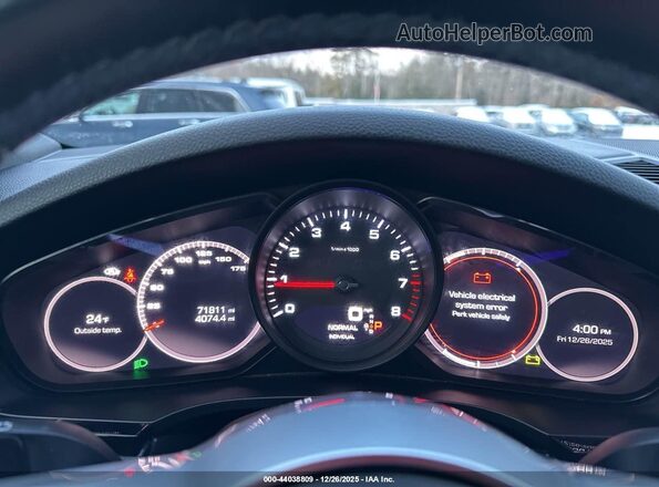 WP1BA2AY0MDA40369 2021 PORSCHE CAYENNE Black უკანა სავარძლების ხედი