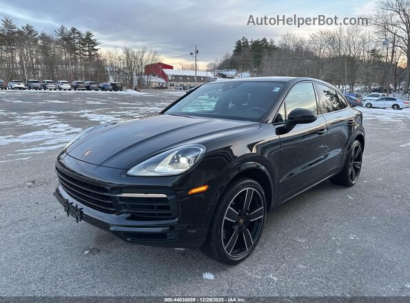 WP1BA2AY0MDA40369 2021 PORSCHE CAYENNE Black წინა მარცხენა ხედი სამი მეოთხედიდან