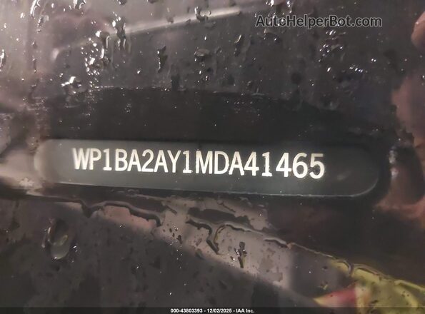 WP1BA2AY1MDA41465 2021 PORSCHE CAYENNE Серый 