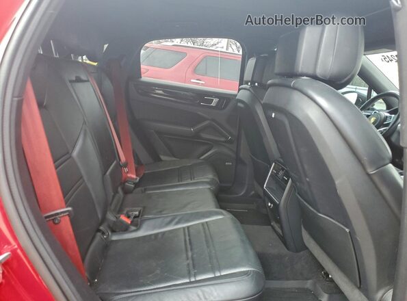 WP1BA2AY5MDA40352 2021 PORSCHE CAYENNE Red Rear interior view