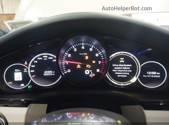 WP1BA2AY8LDA46810 2020 PORSCHE CAYENNE Gray უკანა სავარძლების ხედი