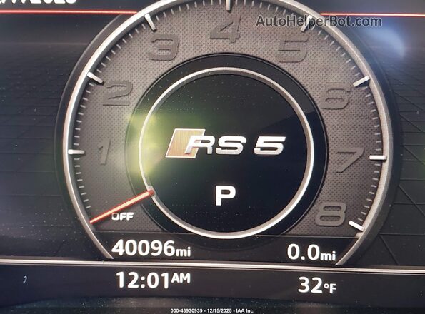 WUABWCF52KA907800 2019 AUDI RS5 Black 