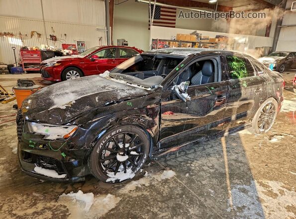 WUABWGFF1J1900481 2018 AUDI RS3 Black Передня ліва чверть