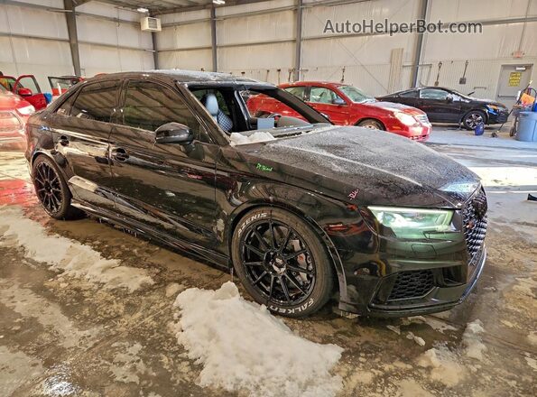 WUABWGFF1J1900481 2018 AUDI RS3 Black Передня права чверть