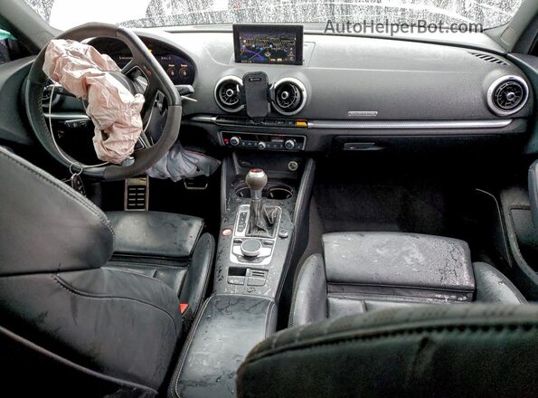 WUABWGFF2KA907604 2019 AUDI RS3 Black Առջևի վահանակի տեսք