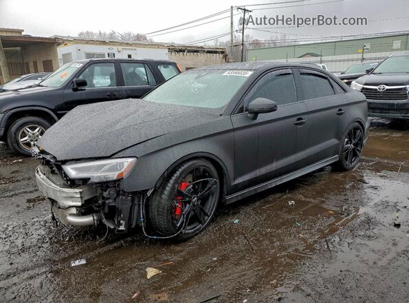 WUABWGFF2KA907604 2019 AUDI RS3 Black Առջևի ձախ երեք քառորդ տեսարան