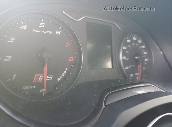 WUABWGFF3KA906302 2019 AUDI RS3 Silver Widok zestawu wskaźników