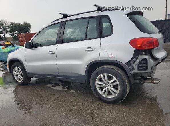 WVGAV7AX4HK039020 2017 VOLKSWAGEN TIGUAN Серебряный Задняя левая четверть