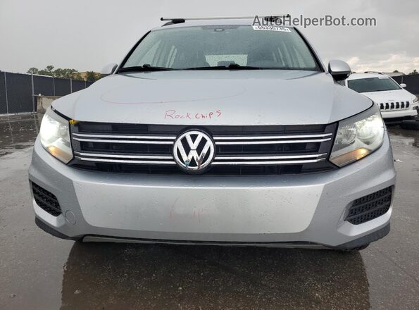 WVGAV7AX4HK039020 2017 VOLKSWAGEN TIGUAN Серебряный Вид спереди