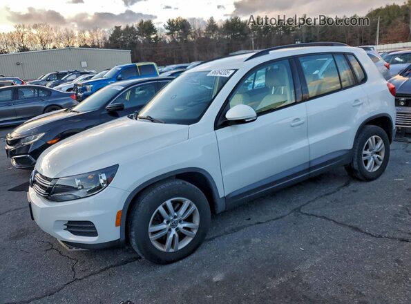 WVGAV7AX9GW575288 2016 VOLKSWAGEN TIGUAN Белый Передняя левая четверть