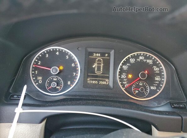 WVGAV7AX9GW575288 2016 VOLKSWAGEN TIGUAN Белый Вид щитка приборов