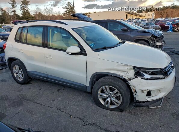 WVGAV7AX9GW575288 2016 VOLKSWAGEN TIGUAN Белый Передняя правая четверть