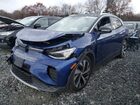 2021 Volkswagen Id.4 First Edition Blue vin: WVGDMPE21MP020730