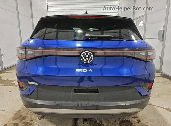 WVGDMPE22MP019070 2021 VOLKSWAGEN ID.4 Blue Вид ззаду