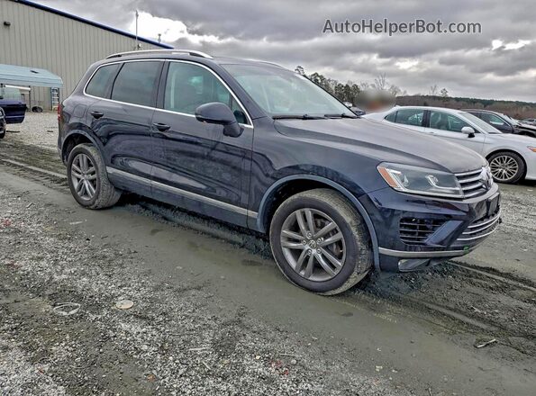 WVGEF9BP2GD012331 2016 VOLKSWAGEN TOUAREG Черный Передняя правая четверть