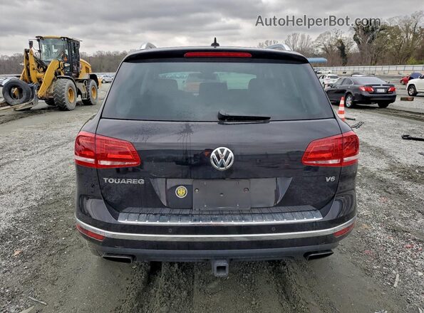 WVGEF9BP2GD012331 2016 VOLKSWAGEN TOUAREG Черный Вид сзади