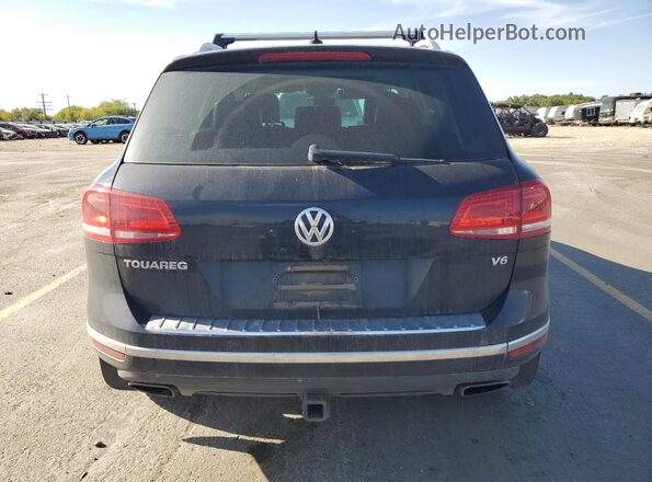 WVGEF9BP7GD010865 2016 VOLKSWAGEN TOUAREG Черный Вид сзади