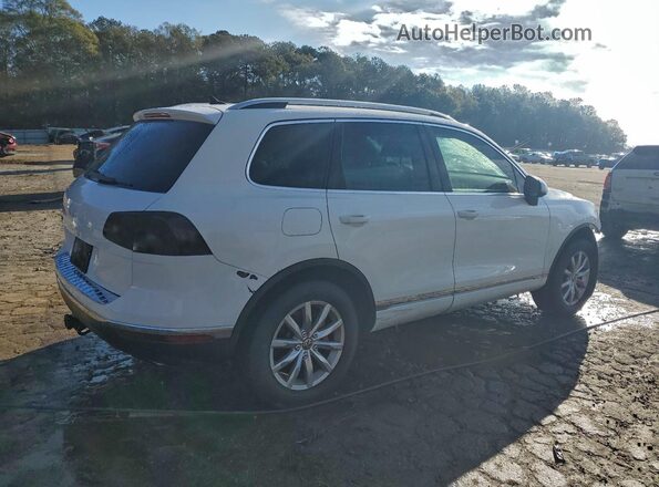 WVGEF9BP9GD003254 2016 VOLKSWAGEN TOUAREG Белый Задняя правая четверть