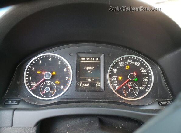 WVGSV7AX3HK026800 2017 VOLKSWAGEN TIGUAN Blue Widok zestawu wskaźników