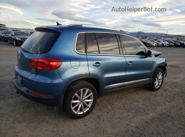 WVGSV7AX3HK026800 2017 VOLKSWAGEN TIGUAN Blue Tył prawy