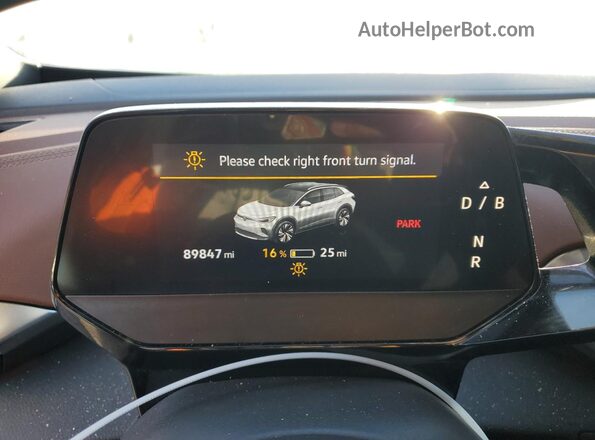 WVGTMPE22MP048029 2021 VOLKSWAGEN ID.4 Серый Вид щитка приборов