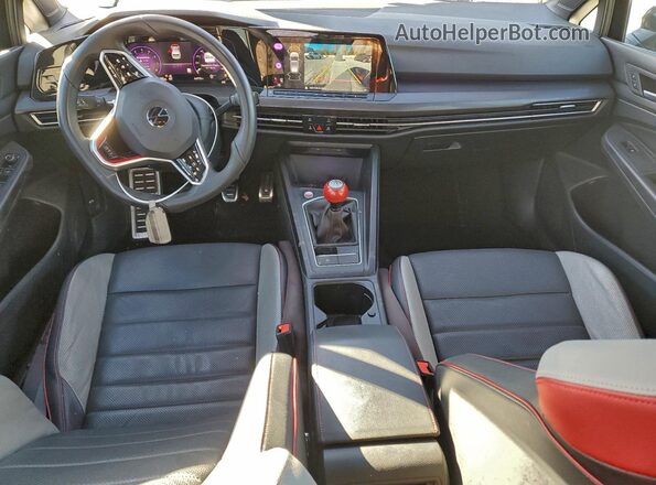 WVW487CD3NW216799 2022 VOLKSWAGEN GTI Black წინა პანელის ხედი