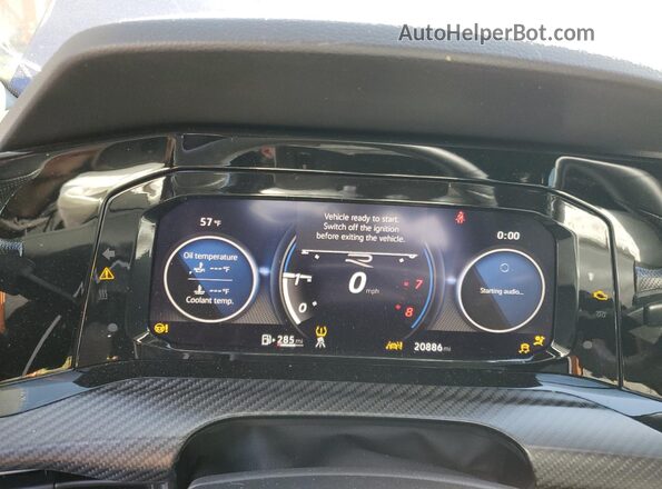 WVWBB7CDXPW192769 2023 VOLKSWAGEN GOLF Синий Вид щитка приборов