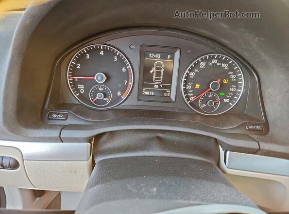 WVWBW8AH3GV000078 2016 VOLKSWAGEN EOS Black Widok zestawu wskaźników