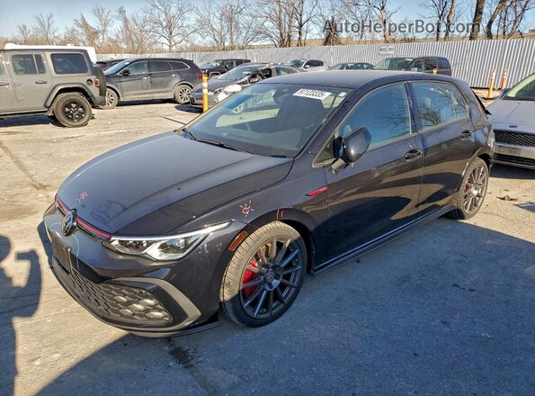 WVWGA7CDXPW146741 2023 VOLKSWAGEN GTI Черный Передняя левая четверть
