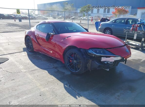 WZ1DB0C04NW048386 2022 TOYOTA GR SUPRA Red Delantero derecho