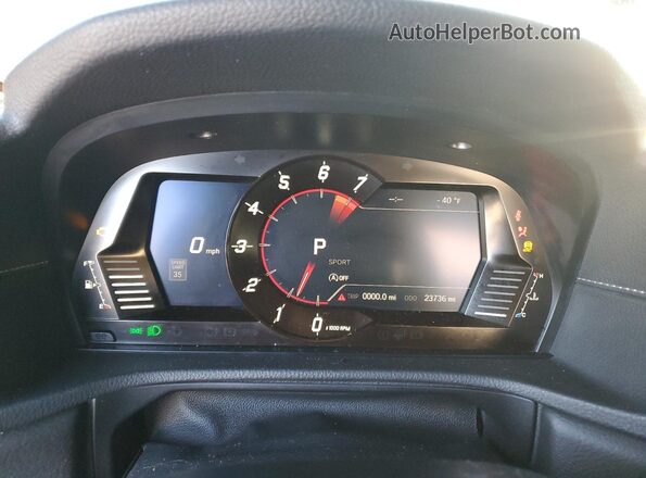WZ1DB0C07MW042693 2021 TOYOTA SUPRA Серебряный Вид щитка приборов