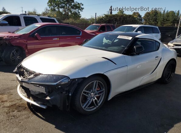 WZ1DB4C08LW020434 2020 TOYOTA SUPRA Белый Передняя левая четверть