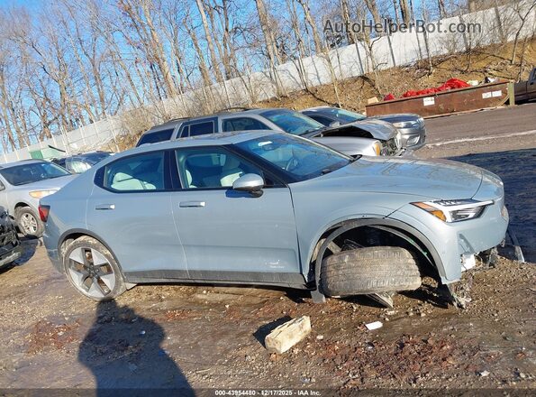 YSMFD3KA2RL222089 2024 POLESTAR 2 Blue Вид задньої частини салону