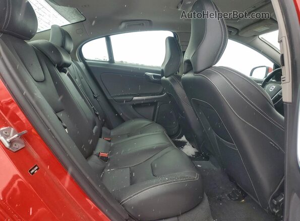 YV126MFL3J2450600 2018 VOLVO S60 Red Հետևի նստատեղերի տեսք