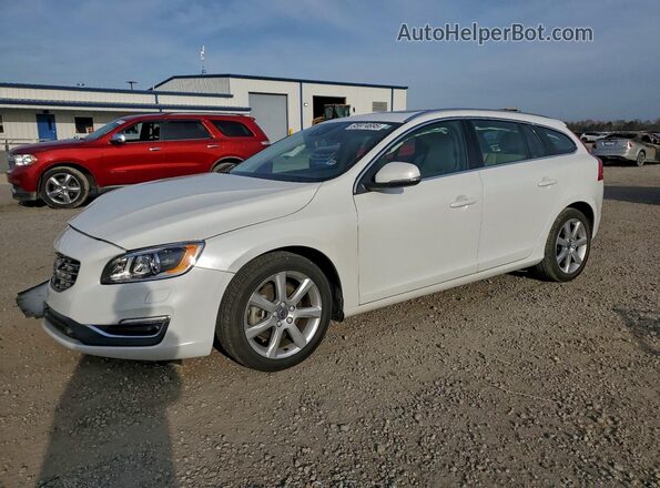 YV140MEM2H1338441 2017 VOLVO V60 White Vista tres cuartos delantera izquierda