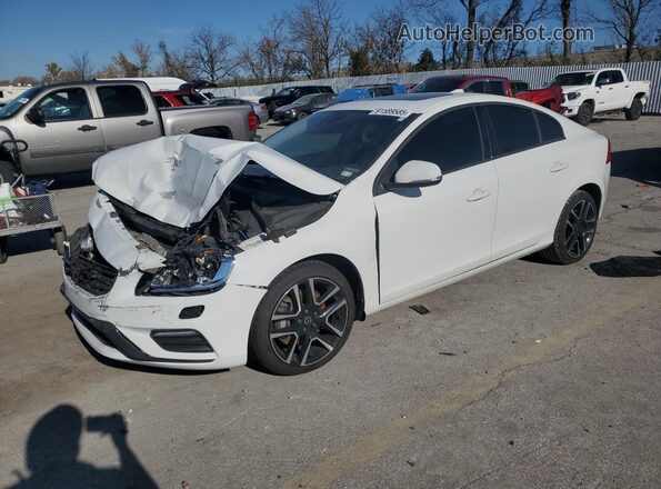 YV140MTL2H2431691 2017 VOLVO S60 Белый Передняя левая четверть