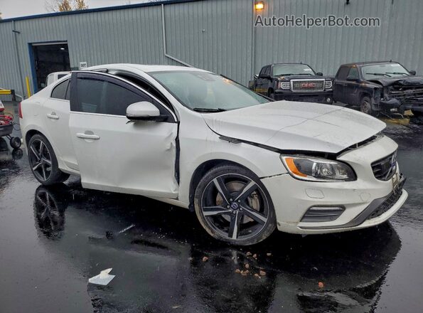 YV1902TS5G2393566 2016 VOLVO S60 White წინა მარჯვენა