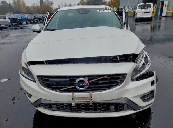YV1902TS5G2393566 2016 VOLVO S60 White წინა ხედი