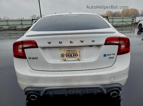YV1902TS5G2393566 2016 VOLVO S60 White უკანა ხედი