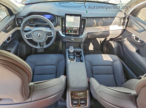 YV4062PB7S1372799 2025 VOLVO XC90 White Widok deski rozdzielczej